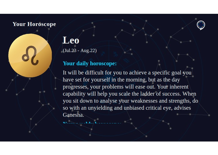 Horoscope Time – screenshot 1