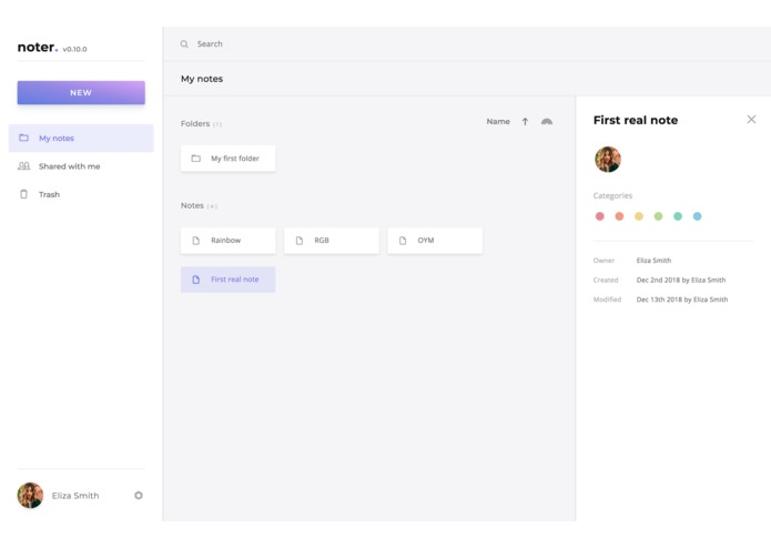 noter – screenshot 3