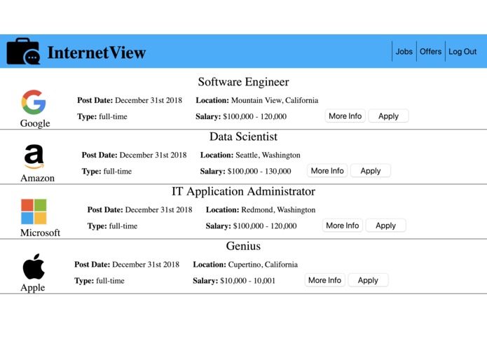 InternetView – screenshot 2