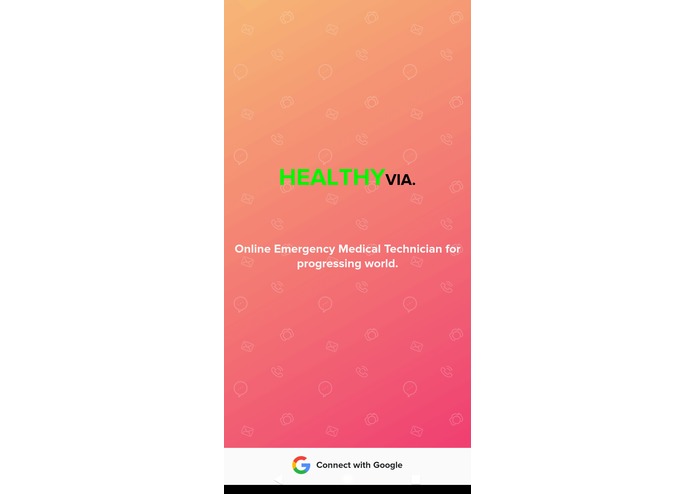 HealthyVia, Virtual EMT for the Third World Countries. – screenshot 1