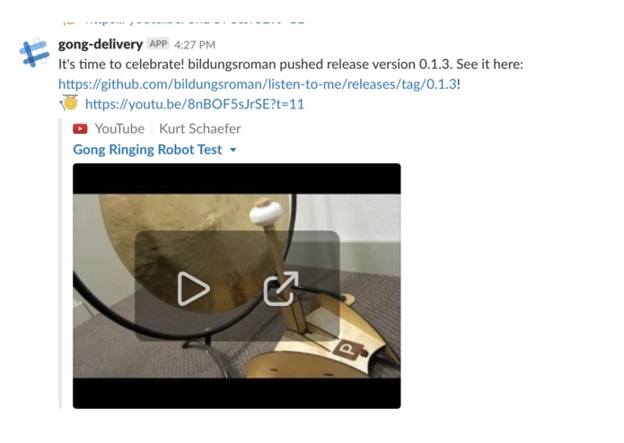 Serverless Gong – screenshot 1