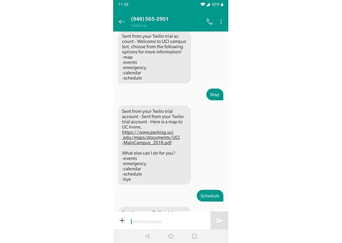 Campus_Bot – screenshot 2