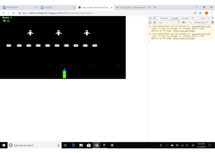 Space Invaders: StuyHacks VII Edition – screenshot 2