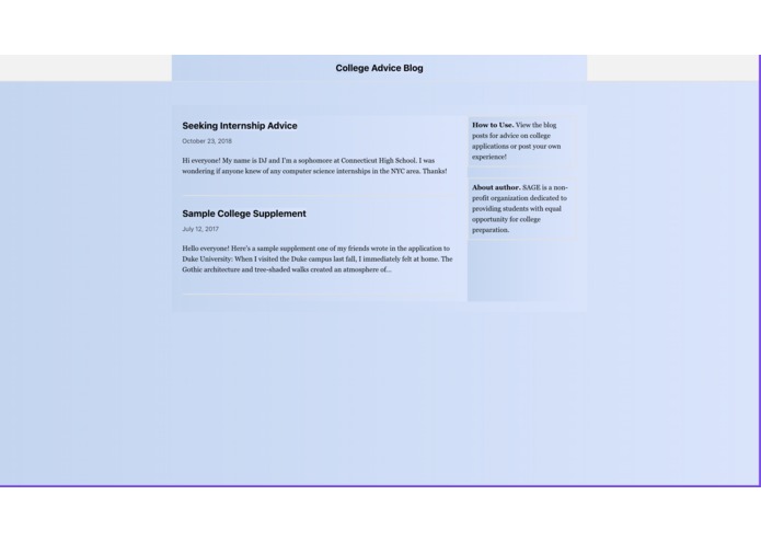 SAGE College Preparedness Aid – screenshot 5