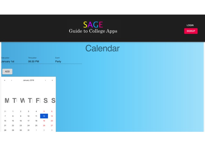 SAGE College Preparedness Aid – screenshot 3