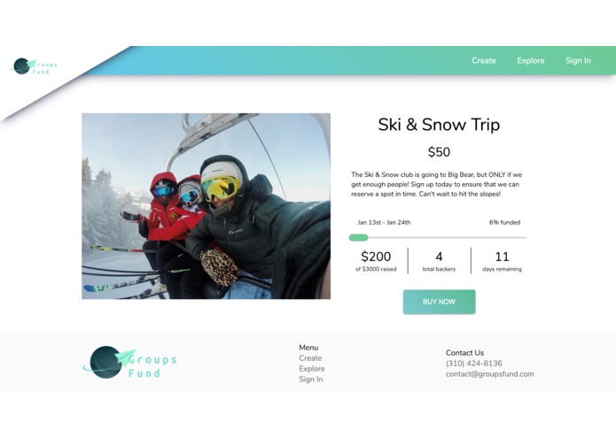 Groups Fund – screenshot 2