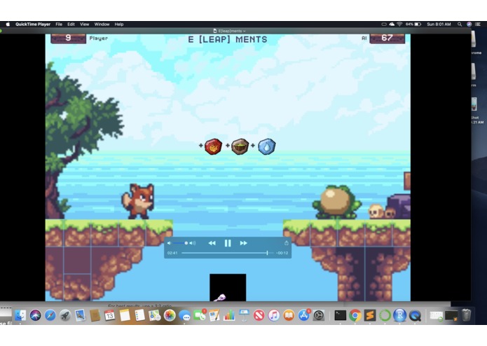 E[Leap]ments Leap Motion AI Game – screenshot 3
