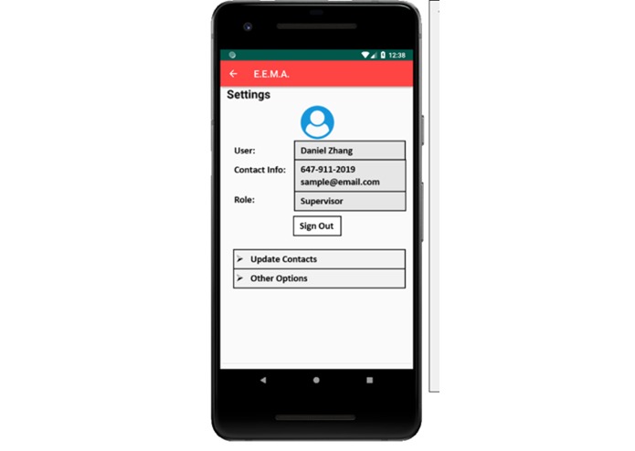 E.E.M.A. (Emergency Evacuation Management Application) – screenshot 5