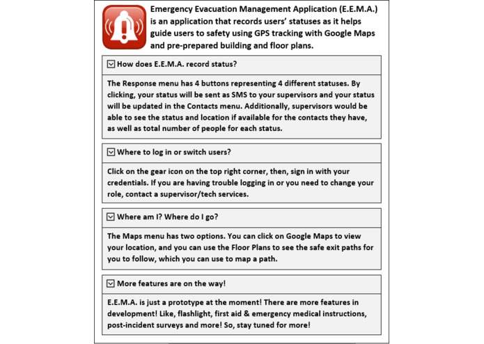 E.E.M.A. (Emergency Evacuation Management Application) – screenshot 9
