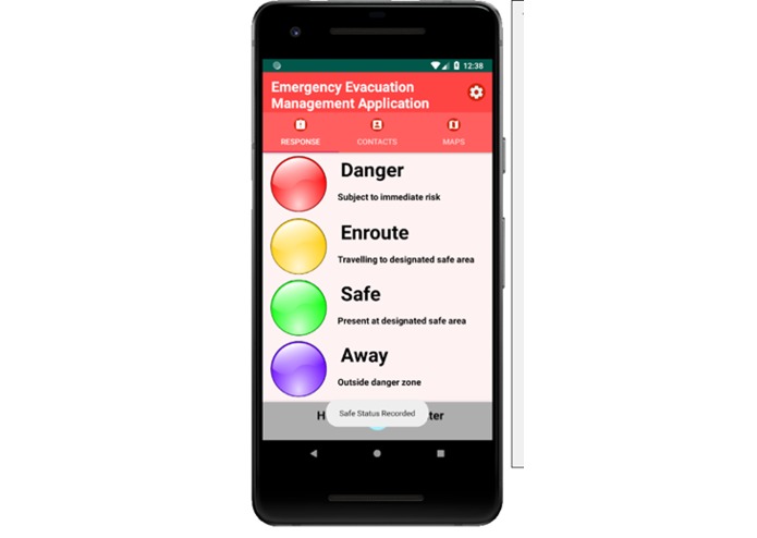 E.E.M.A. (Emergency Evacuation Management Application) – screenshot 3
