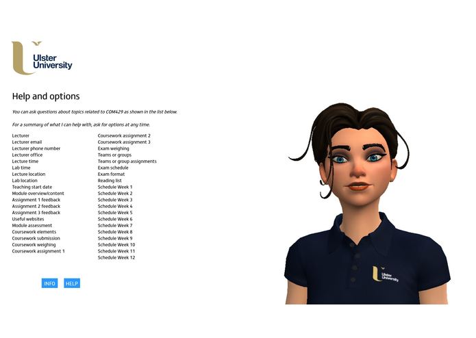 Martha, digital study friend COM429 Multimedia Games – screenshot 4