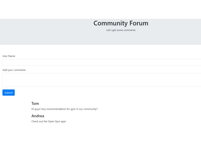 Waterloo Community Tool – screenshot 2