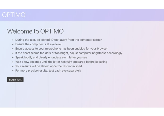 Optimo – screenshot 1