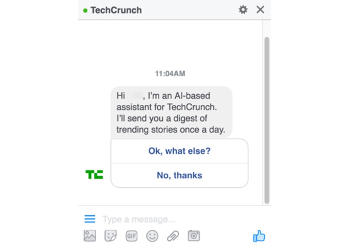 chatbot – screenshot 1