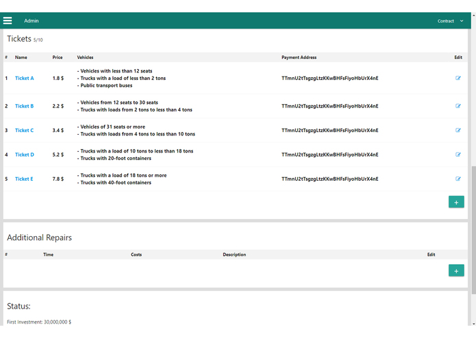 Toll Booths Manager – screenshot 2