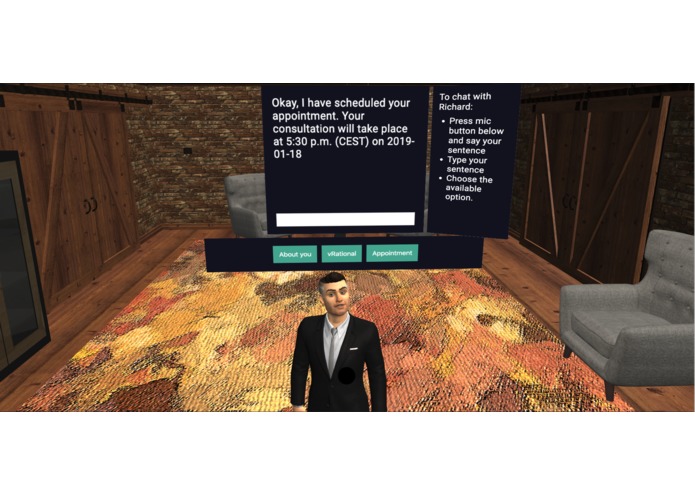 vRational - 3D Virtual Business Assistant for Web & AR – screenshot 1