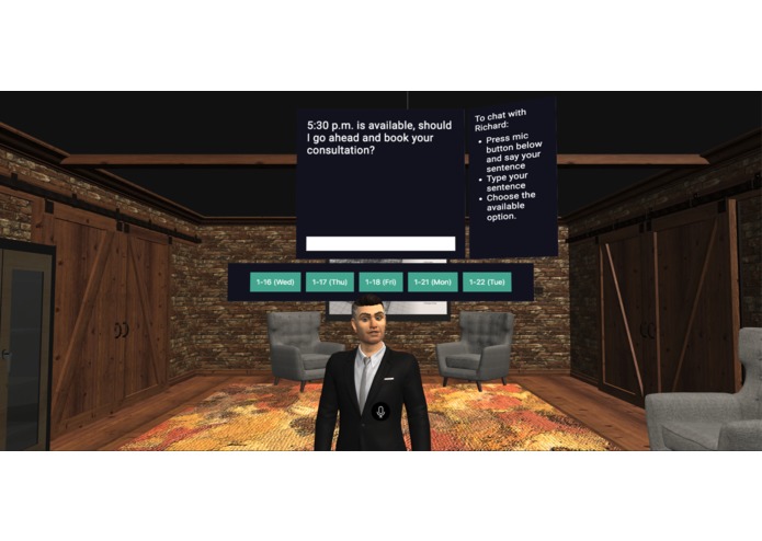 vRational - 3D Virtual Business Assistant for Web & AR – screenshot 2