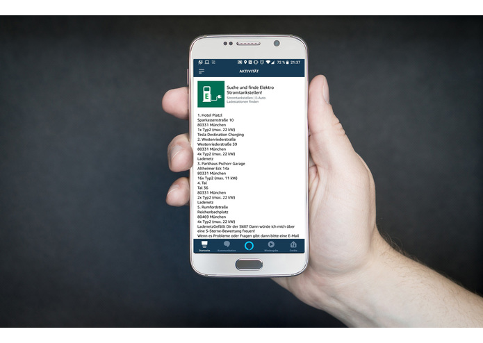 Alexa APL Skill: Stromtankstellen | EV-Charging – screenshot 7