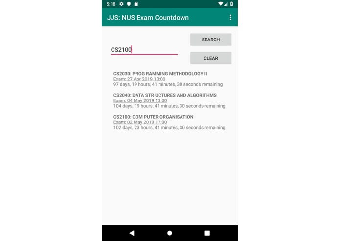 BK-ExamCountdown – screenshot 1
