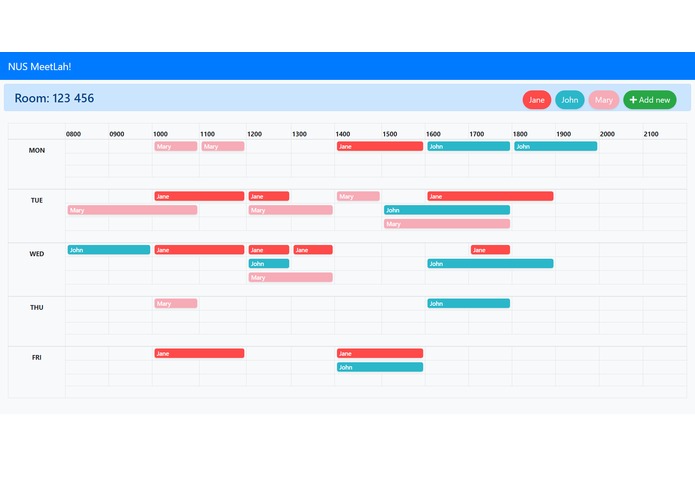 EO - NUS MeetLah! – screenshot 1
