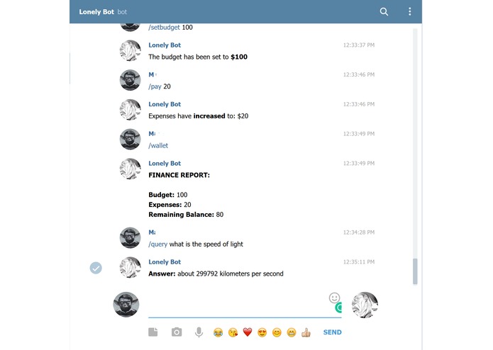 LonelyBot – screenshot 1