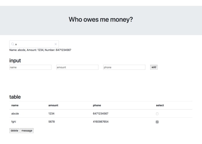IOU – screenshot 2