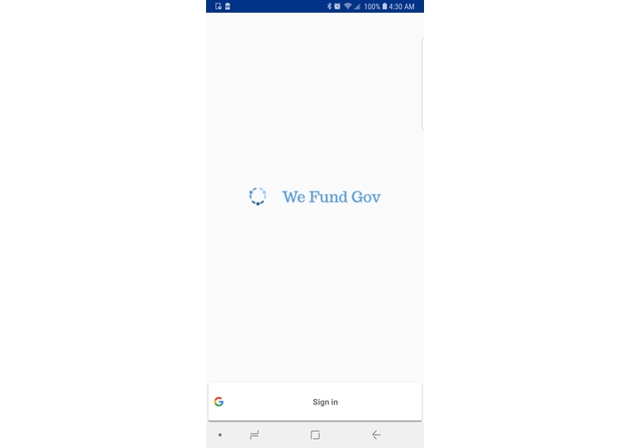 We Fund Gov – screenshot 1