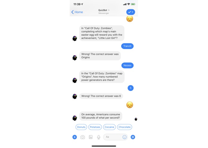 QuizBot – screenshot 2