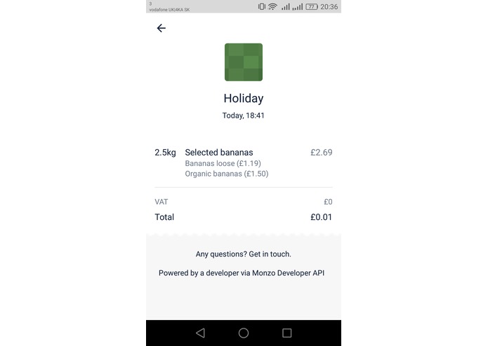 Receipt Reader – screenshot 1