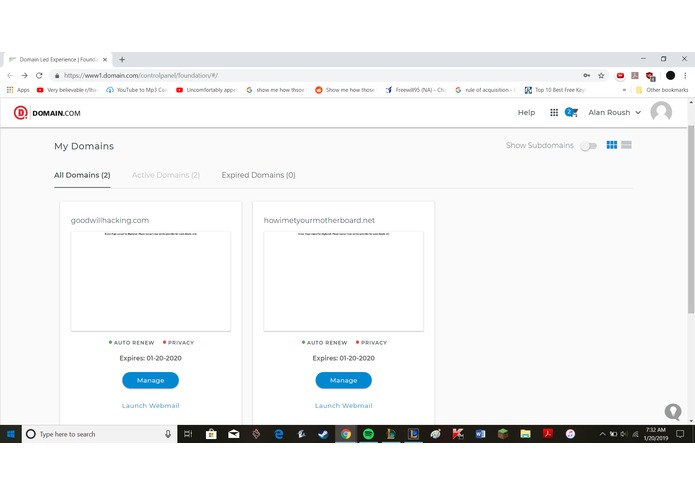 Domain Names using domain.com – screenshot 1