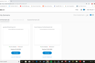 Domain Names using domain.com