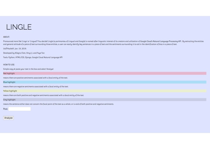 Lingle – screenshot 1