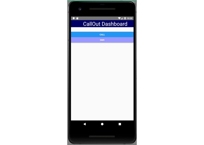 CallOut App – screenshot 1