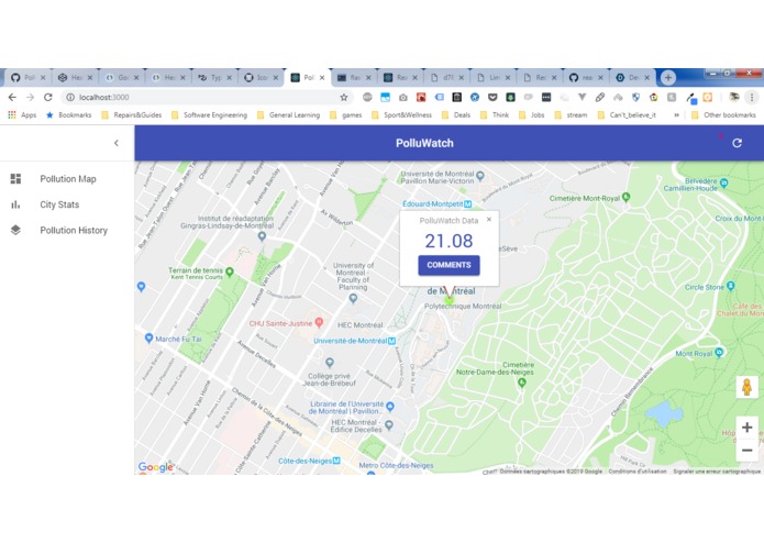 PolluWatch – screenshot 2