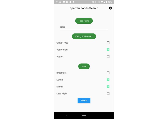 Spartan Foods – screenshot 3
