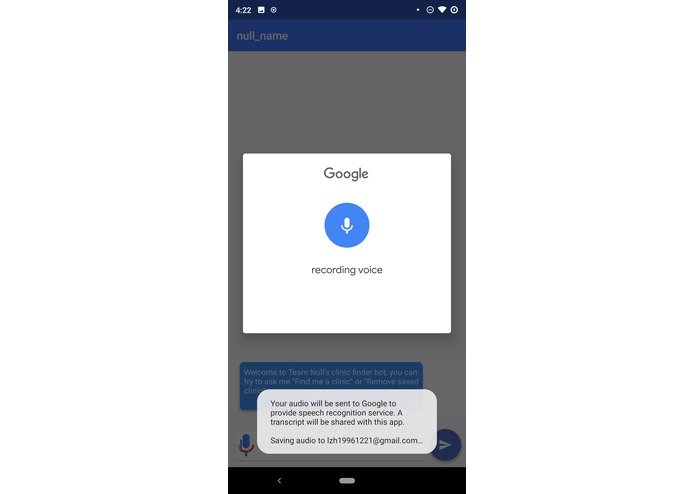 Clinic Finder Chatbot – screenshot 5