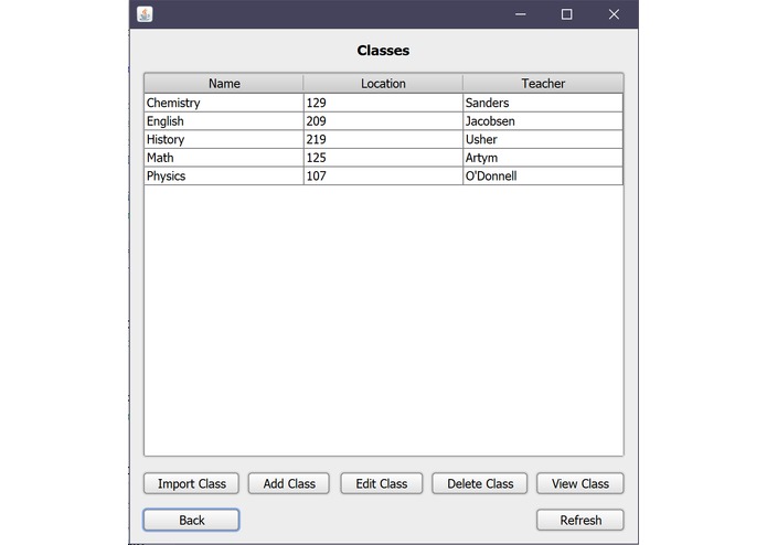Student Gradebook – screenshot 3