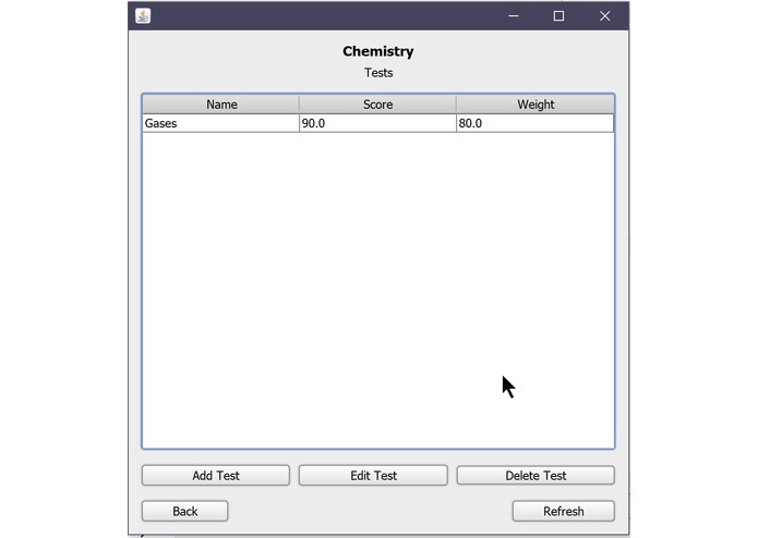 Student Gradebook – screenshot 4