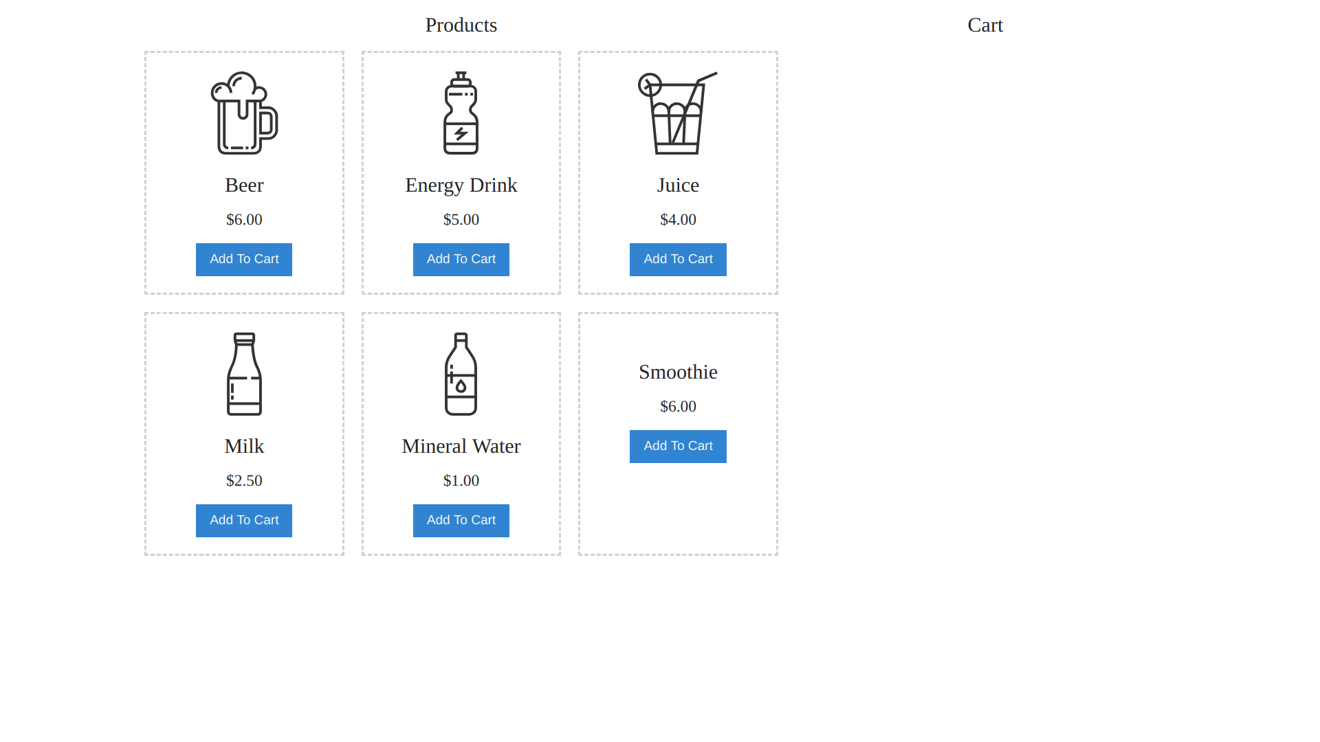shoppingCart Devpost