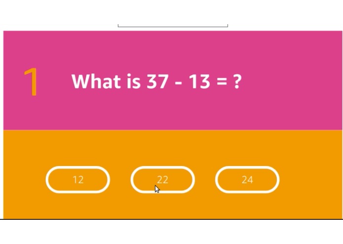 Maths Quiz – screenshot 2