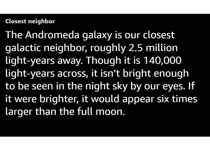 Unbelievable Space Facts – screenshot 1