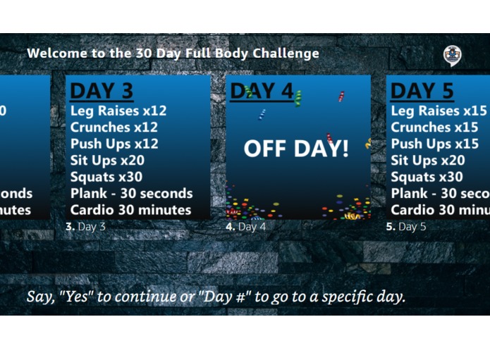 Alexa 30 Day Full Body Challenge – screenshot 2