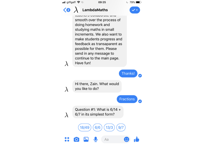 Homework on Facebook?! – screenshot 1