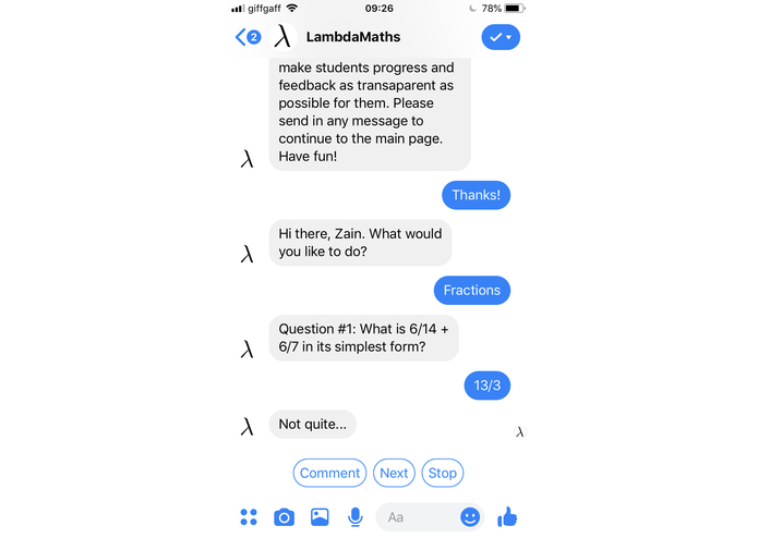 Homework on Facebook?! – screenshot 4