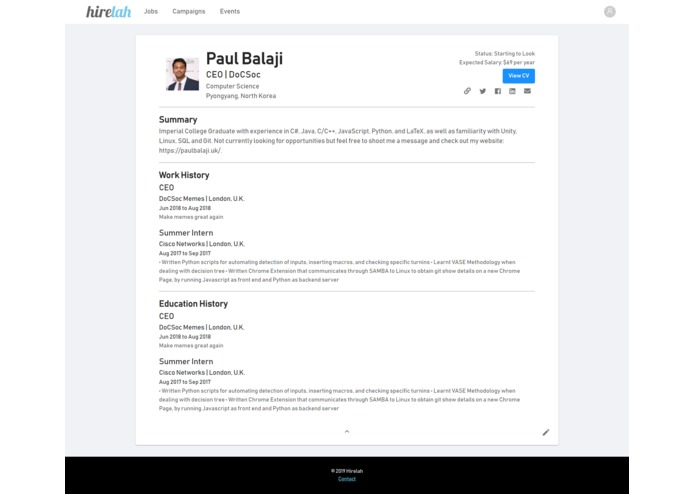 Hirelah – screenshot 3
