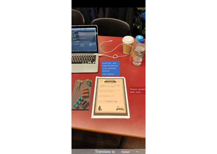 MenuAR - know what you order! – screenshot 1