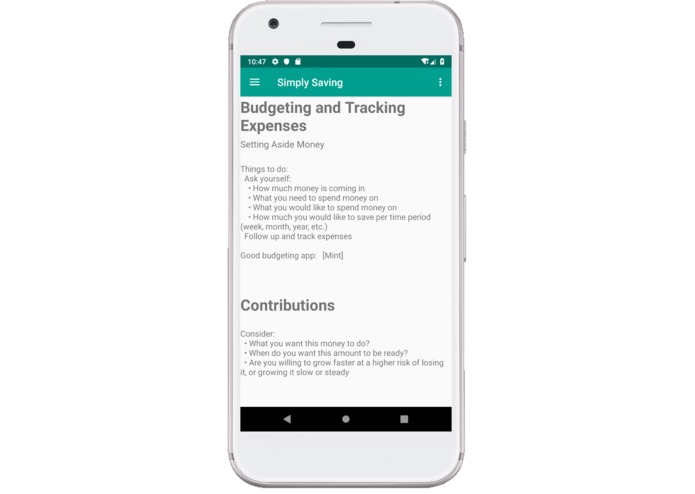 SimpleSaving – screenshot 3