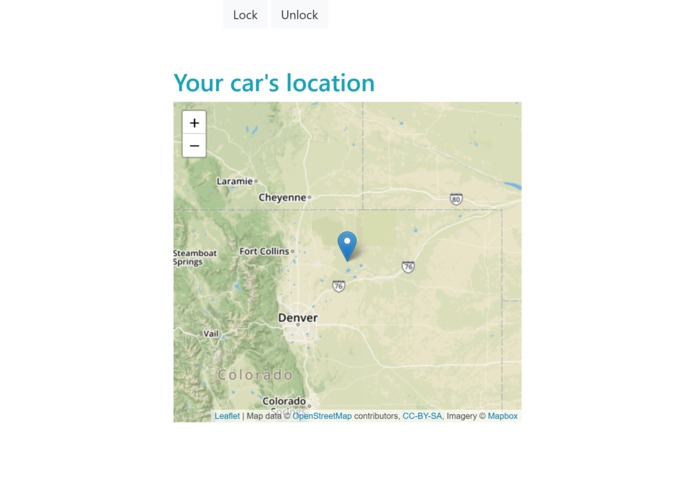 smartcar-app – screenshot 2