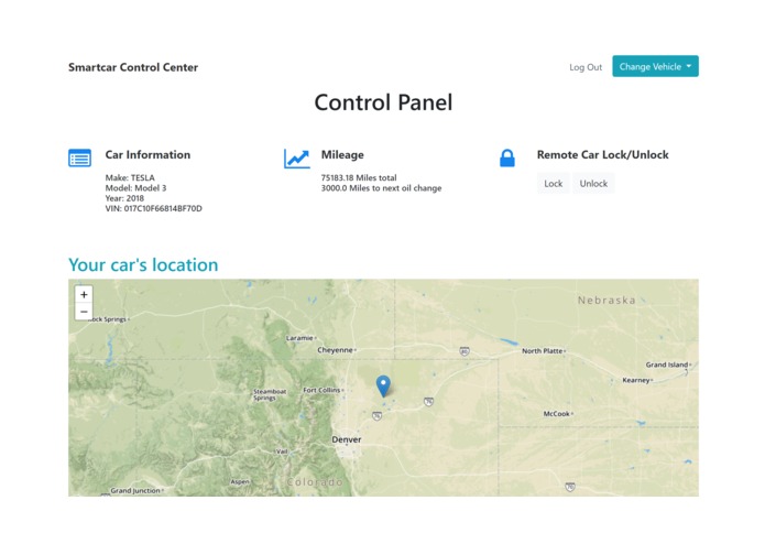 smartcar-app – screenshot 3