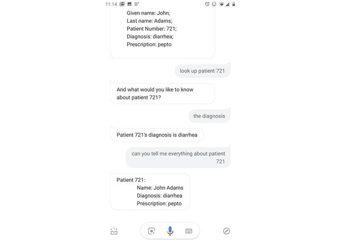 CareBot – screenshot 3